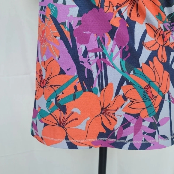 Reel Legends Performance Outfitter Freeline Tec Fishing Floral Athletic top M - Picture 3 of 7